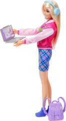 Barbie I Love School Doll & Accessories 7-Piece Set