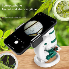 HunSon Portable Microscope Set – 60–180x Zoom for Kids & Explorers