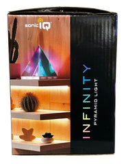 Sonic iQ Infinity Pyramid Light – Color-Shifting LED Accent Lamp