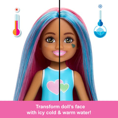 Barbie Chelsea Pop Reveal Doll – Shakes Series with 5 Surprises