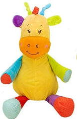 Gitzy 18" Plush Giraffe Stuffed Animal with Rattle & Crinkle