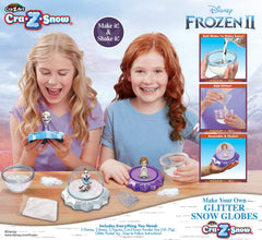 Cra-Z-Art Disney Frozen II Glitter Snow Globe Kit – Makes 3