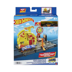 Hot Wheels City Speedy Pizza Pick-Up Playset with 1 Car