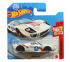 Hot Wheels Ford GT-40 Then and Now 1:64 Die-Cast Car