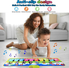 Keefun Kids Floor Piano Mat – Interactive Musical Toy for Toddlers