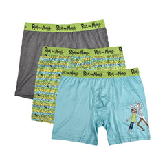 Briefly Sated Rick and Morty 3-Pack Boxer Briefs – Performance Mesh