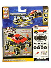 Maisto Assembly Line Lifters 2002 Dodge Ram Quad Cab — Orange/Yellow