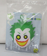 DC Joker Emoji Nerd Vault Plush with Clip | Collectible Mini Pouch