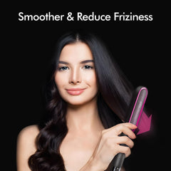 Bglam Ionic Hair Straightener Brush with 6 Heat Settings