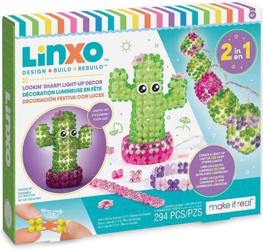 Make It Real Light-Up Decor - 2-in-1 Create A Light-Up Cactus