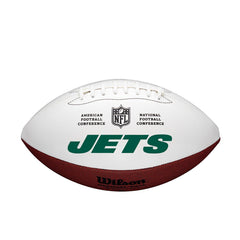 New York Jets Full Size Autographed Football – Official Team Logo