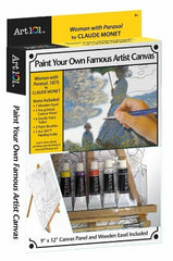 Art 101 Woman with Parasol Canvas Painting Kit — Monet Edition