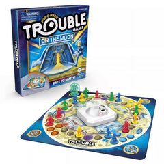 Hasbro Trouble On the Moon Edition Board Game for Kids