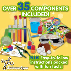 Science4you My First Science Kit – 26 Experiments for Kids 4+