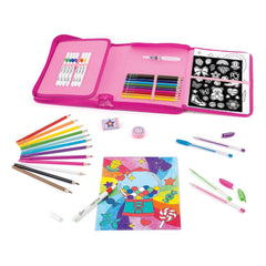 Make It Real Creative Artist Suitcase Art Set – 50 Pieces