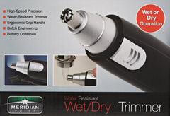 Meridian Point Wet/Dry Ear & Nose Hair Trimmer | Water Resistant