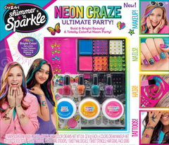 Shimmer 'N Sparkle Neon Craze Ultimate Party Kit by Cra-Z-Art