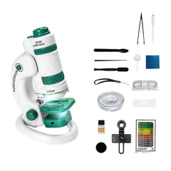 HunSon Portable Microscope Set – 60–180x Zoom for Kids & Explorers