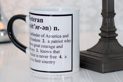 Tumbleweed Veteran Definition Stoneware Coffee Mug – 20 oz