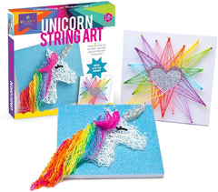 PlayMonster Craft-tastic Unicorn String Art Kit – Makes 2 Large Canvases