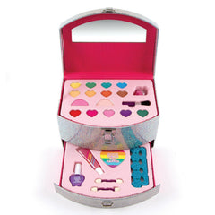 Make It Real Let's Sparkle Cosmetic Case – Kids Makeup & Nail Set