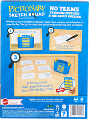 Mattel Pictionary Sketch Squad Cooperative Drawing Party Game