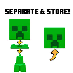Mattel Minecraft Mob Head Minis Creeper Figure