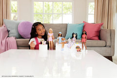 Barbie Twinning Looks Doll & Pet Dog — Purple Daisy Set