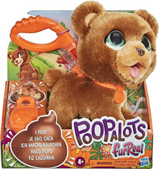 FurReal Poopalots Big Wags Interactive Bear Toy with Connectible Leash