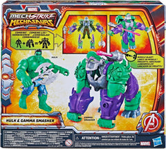 Marvel Mech Strike Hulk & Gamma Smasher Mechasaur 4.5-Inch Figure