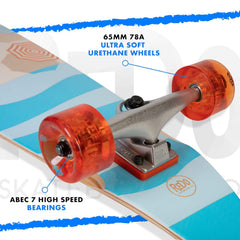 ReDo 34.5" San Diego Umbrellas Complete Longboard