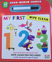 My First Wipe Clean Numbers Book – 1, 2, 3