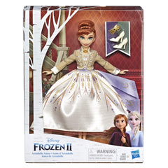 Hasbro Disney Frozen 2 Anna Fashion Doll – Glittery Travel Dress