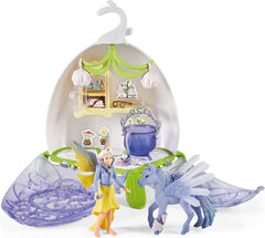 Schleich bayala Fairy Vet Blossom 14-Piece Fantasy Playset