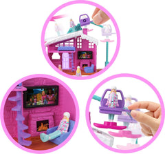 Barbie Mini Land Dreamhouse Set with Surprise Doll & Accessories