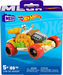 Hot Wheels Car-De-Asada 89-Piece Build & Play Set by Mattel
