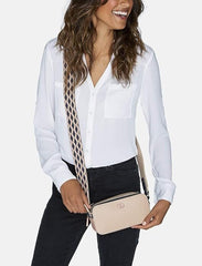 Caboodles Life & Style Crossbody Clutch – Navy/Bone