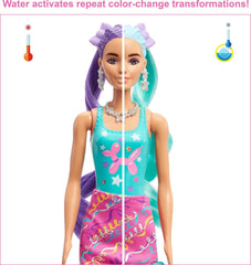 Barbie Color Reveal Glittery Purple Doll with 25 Party Surprises