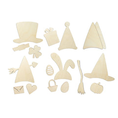 Leisure Arts Wood Garden Gnome Craft Kit – Basics Girl
