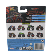 Hot Wheels Monster Trucks Bone Shaker with Re-Crushable Car