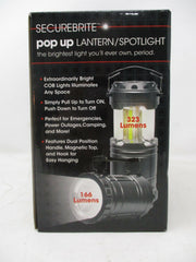 Securebrite Pop-Up COB Lantern & Spotlight – Copper