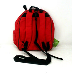 RK Kids Red Owl Backpack with Safety Leash
