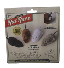 Meridian Point Wind-Up Rat Race – Set of 4 Scurrying Toy Mice