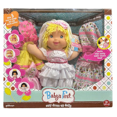 Goldberger Baby's First Easy Dress-Up Dolly | Toddler Doll