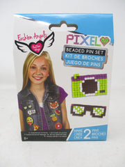 Fashion Angels PIXEL Beaded Pin Set – Makes 2 Pins