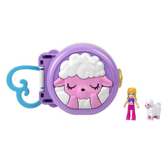 Mattel Polly Pocket Pajama Party Sleepy Pets Compact Playset