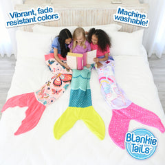 Blankie Tails Unicorn Mermaid Wearable Tail Blanket – Double Sided