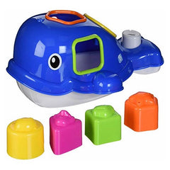 BKids Orca the Whale Bath Toy – Floating Shape Sorter & Water Squirter