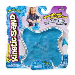 Kinetic Sand 14 oz Neon Blue Sensory Play Sand for Kids