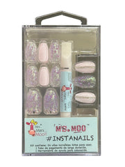 Mini Mani Moo False Nails Ms. Moo – 24-Piece Press-On Set
